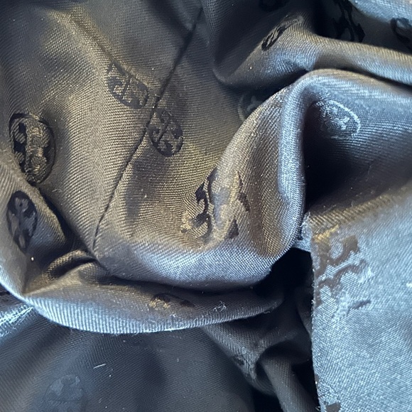 Tory Burch All T Elegant Black Leather Handbag Satchel - Picture 11 of 13